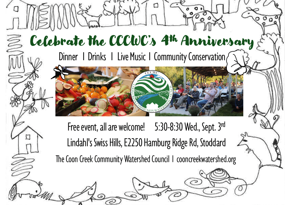 Farm ponds and flood mitigation to be highlighted as Coon Creek Community Watershed Council celebrates four years